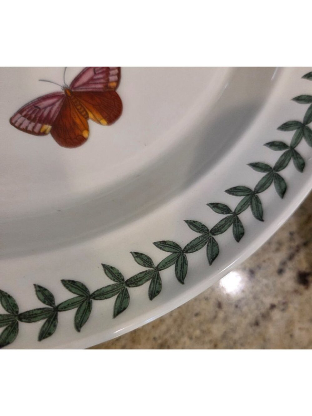 Portmeirion Dinner Plates Set 2 Rhododendrum Liliflorum & Prunus Dulcis - Picture 5 of 10